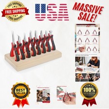 Durable Ergonomic Jewelry Pliers Set - 8-Piece Mini Kit for Precision Crafting
