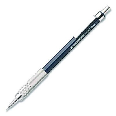Pentel GraphGear 500 Mechanical Drafting Pencil, 0.5 mm, HB (#2), Black Lead