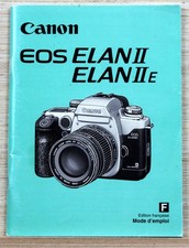 1995 CANON EOS ELAN II/IIE FRENCH Francaise Owner's Manual Instruction Booklet