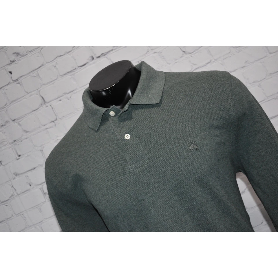 Camisa polo masculina de golfe Brooks Brothers 1818 tamanho XL desempenho manga longa algodão - Imagem 4 de 4