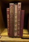 Bundle of 5 Beautiful Vintage Books - Hardbacks - Red tones - Decor Prop