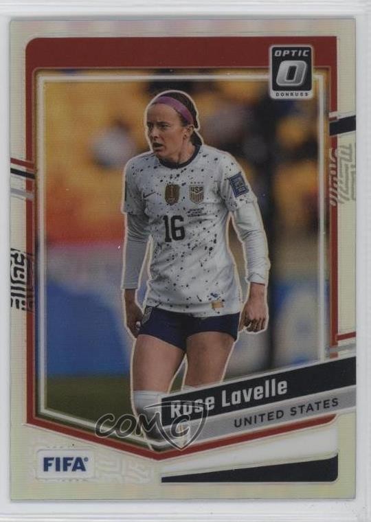 2023-24 Panini Donruss FIFA Optic Holo Prizm Rose Lavelle #65 1d59