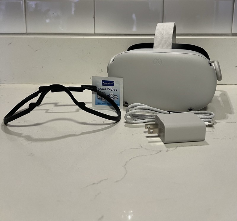 Meta Oculus Quest 2 - 128GB VR Headset + Accessories & Charger