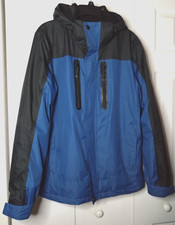 Boys Size M/M Zeroxposur Blue Black Hooded Jacket Coat