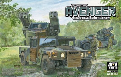 AFV Club AF35358 1/35 AN/TWQ-1 Avenger Hummer Air Defense System Model Kit