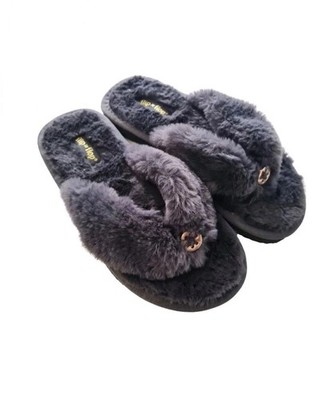 flip flop ORIGINAL Damensandale Gr. 39  Hausschuhe dunkelgrau NEU