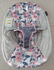 Baby Trend EZ Baby Bouncer Pink Blue Gray Floral Flower REPLACEMENT FABRIC LINER
