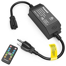 Outdoor Dimmer for String Lights – 350W Plug-in Light Dimmer Switch with