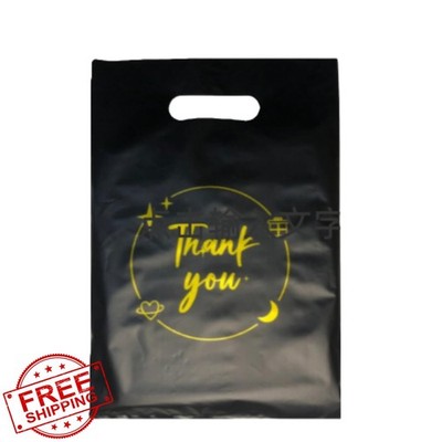 ROSEBB Gift Bags Black 12'' X 16'' 100PCS