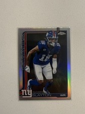 2025 Topps Chrome Football Darius Slayton Lightboard Logo Refractor SSP Giants