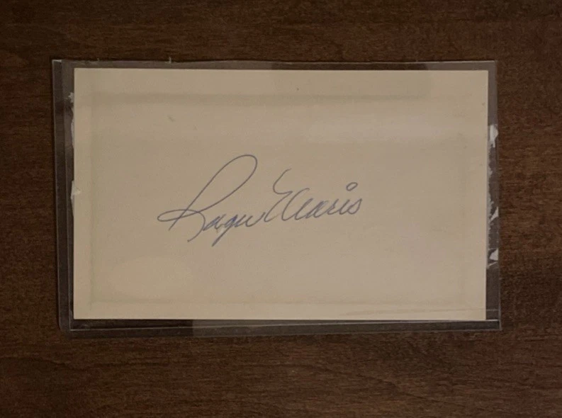 Roger Maris Signed Baseball 3x5 Index Card JSA Certified Auto X58327 Yankees - Image 2 of 4