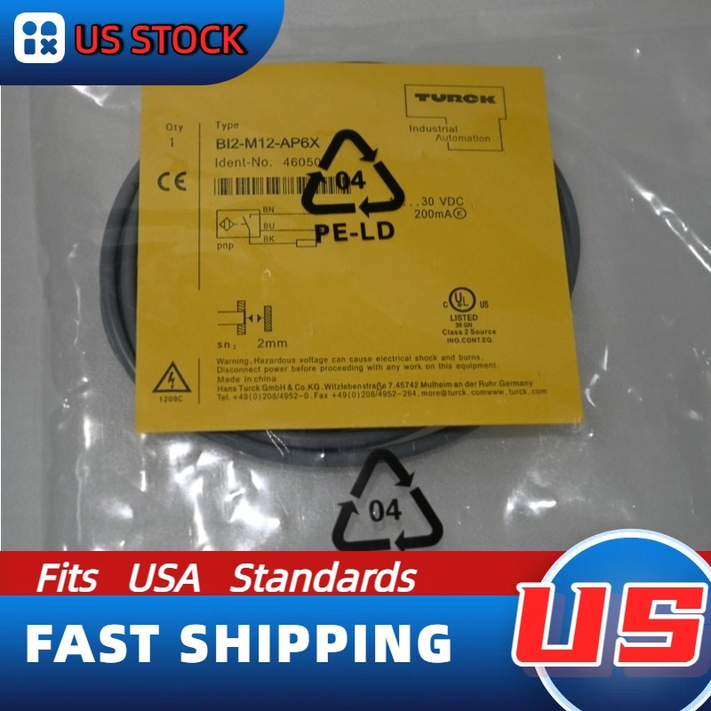 Turck BI2-M12-AP6X Inductive Proximity Sensor - US Inventory Fast Free Shipping