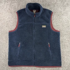 LL Bean Deep Pile Mountain Sherpa Fleece Vest - Mens Size XXL - Outdoors Hiking