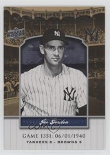 2008 Upper Deck Yankee Stadium Legacy Joe Gordon #YSL1351 HOF 3h2