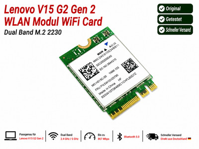 Lenovo V15 G2 Gen 2 WiFi Module WiFi Card Dual Band M.2 2230