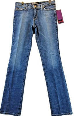 Joes Straight Leg Embroidered Pocket Blue Denim Jeans Womens 28 x 33
