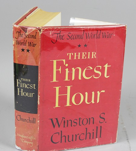 Winston Churchill Their Finest Hour True 1st Edition World War 2 Volume ...