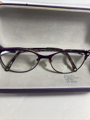 Jimmy Crystal New York Swarovski Crystals  Purple Frames Milo s 140