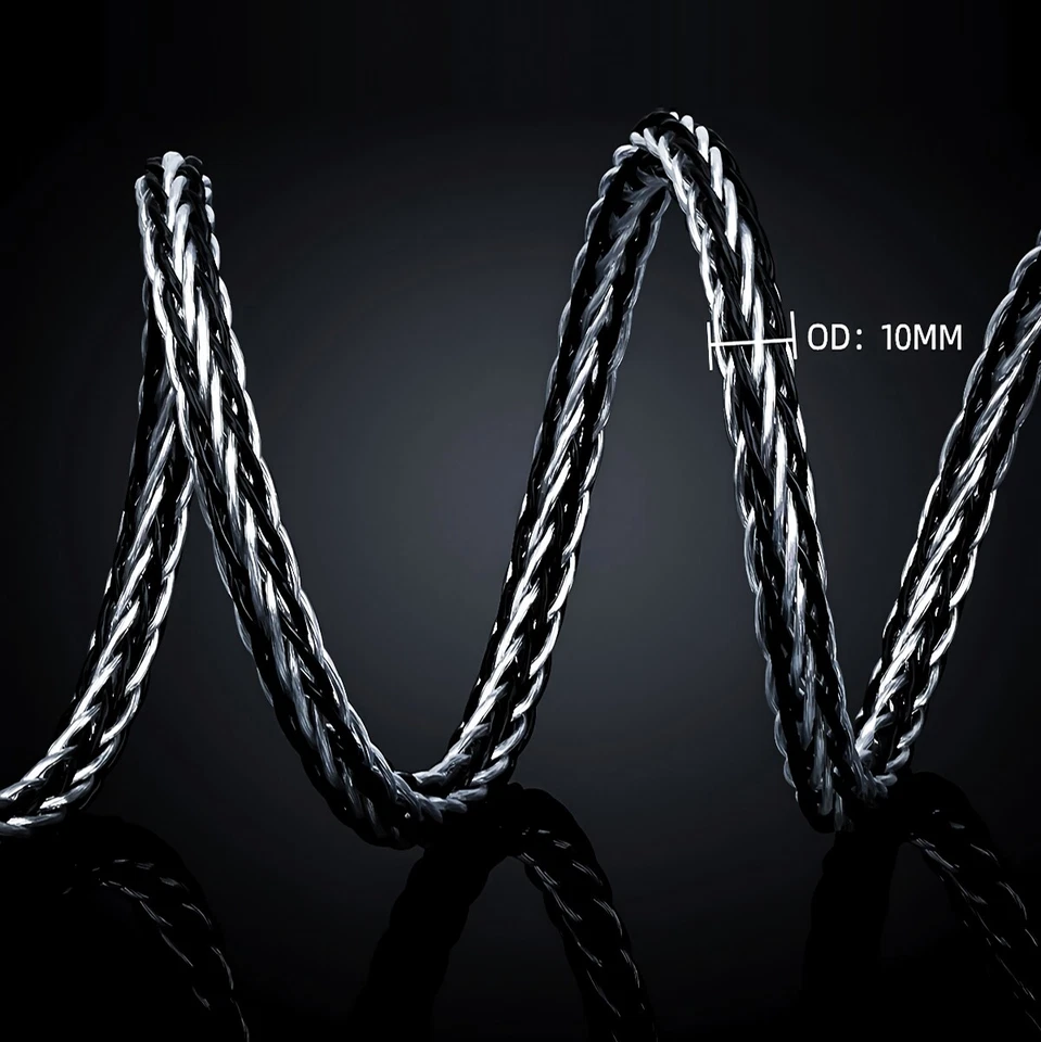 HiFi Audio Speaker Cable Banana /Spade Plug 8N OCC Silver Plated Cord Connector - Image 3 of 4