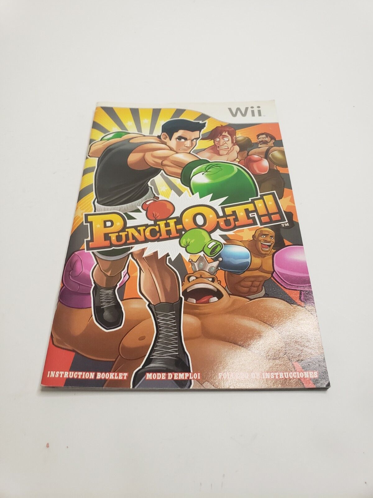 Punch-Out!! Nintendo Wii Manual Only