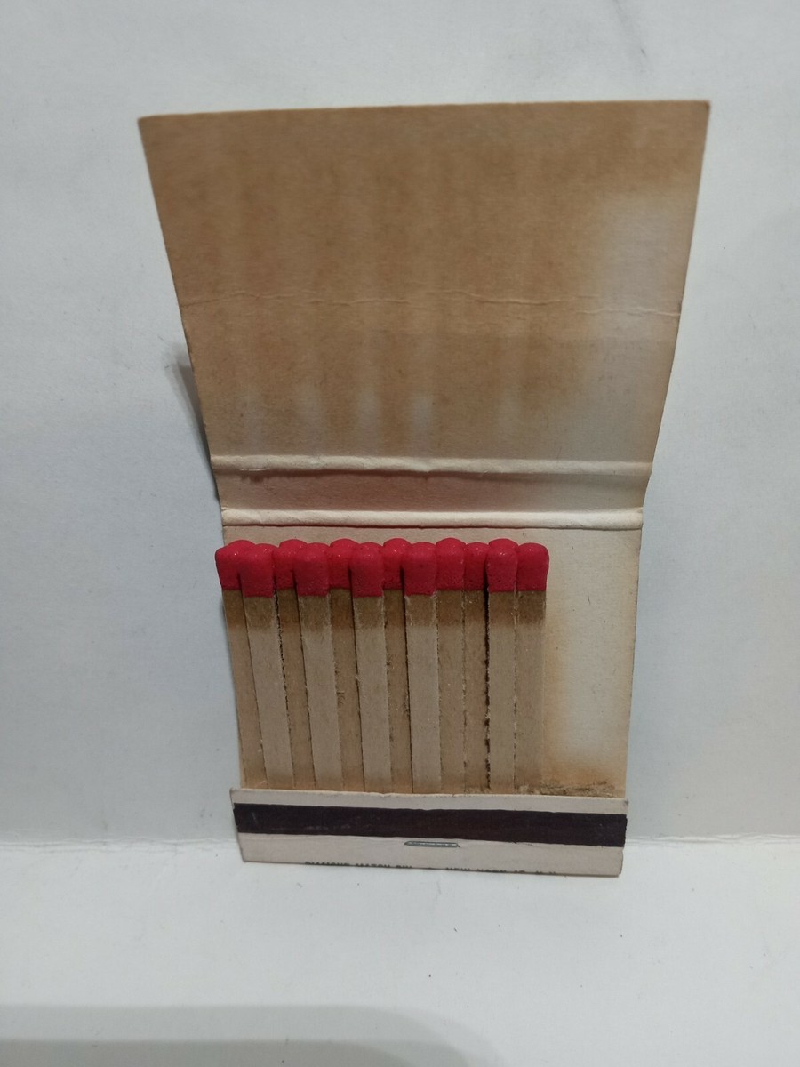 VINTAGE FRONT STRIKER MATCHBOOK 1908 BUICK PICTURE MISSING SOME