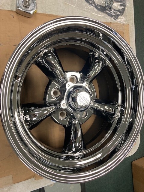 American Racing VN815 Torq Thrust II 15x8-5x4.5 PVD Black Chrome