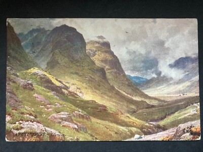 Glencoe, Argyllshire Schottland Vintage Postkarte P18
