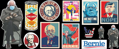 13 Bernie Sanders Meme Inauguration 2021 / Stickers / Vinyl Decal Visit ...