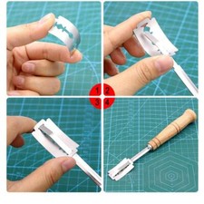 5 Pcs Baking Tools Bread Contour cutlass Dough Divider with Wooden Handle