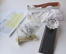 Nostalgic Warehouse Grandeur Fifth Avenue Passage Crystal Glass Door Knob 822352