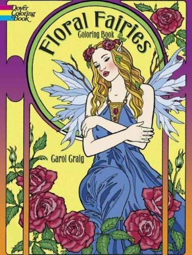 Floral Fairies Coloring Book by Carol Craig (Paperback Book) - Image 4
