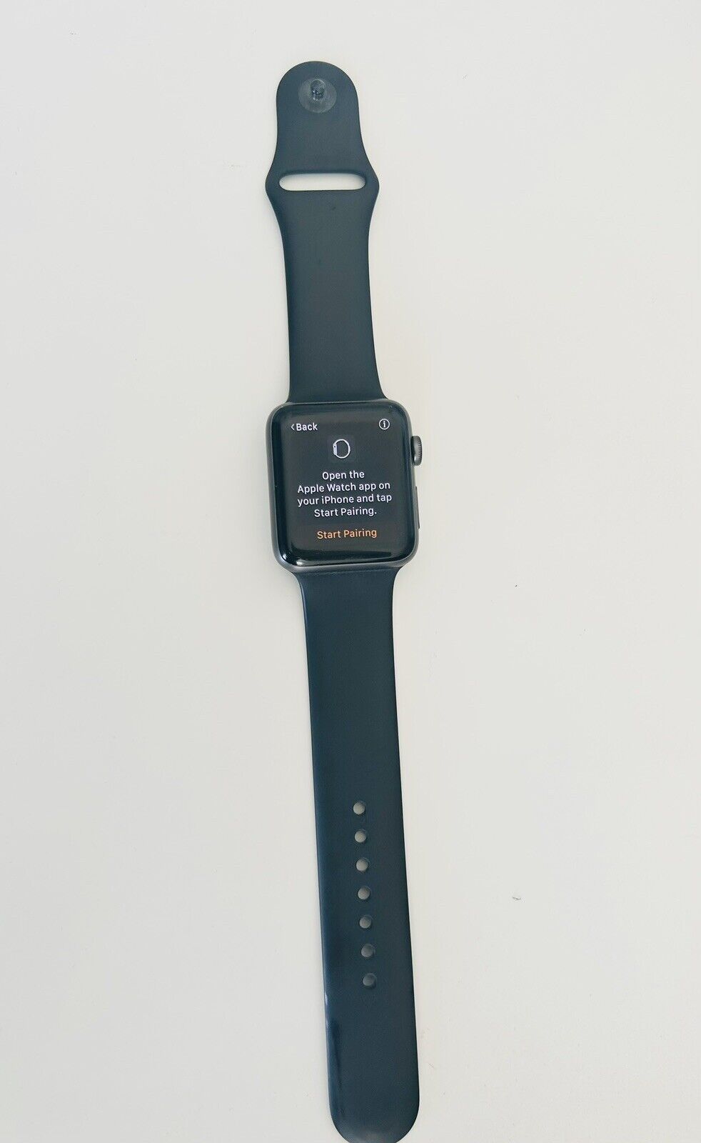 Apple Watch Series 2, 42 MM Aluminum case, Black - Preowned/used