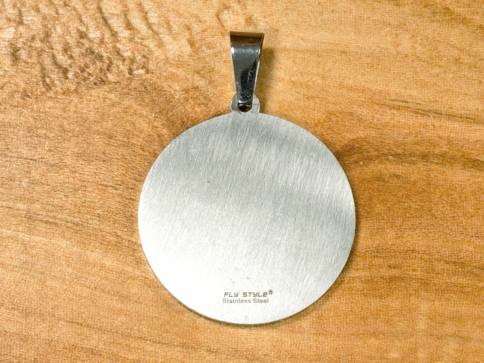 Pentagramm Baphomet Siegel Satan Ketten Anhänger Edelstahl Hexe Gothic Schmuck - Bild 3 von 4