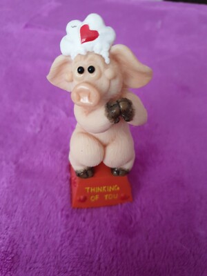 Piggin Celebrations 2000 von David Corbridge Thinking Of You ohne Box sehr guter Zustand Schwein