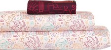 NW Disney Princess 3 Pcs Twin Sheet Set for Kids- Flat, Fitted Sheet, Pillowcase