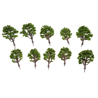 10x Scenery Layout Model Tree N Scale Train Garden Diorama Wargame Architecture