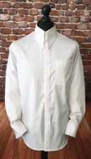 Mens Spearpoint collar Brand New Linden 1960s Shirt White  Tab Collar Cotton
