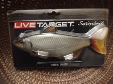 LIVE TARGET SWIM BAIT  FISH OSCILLATOR 50Z ROACH GARDON NEW 