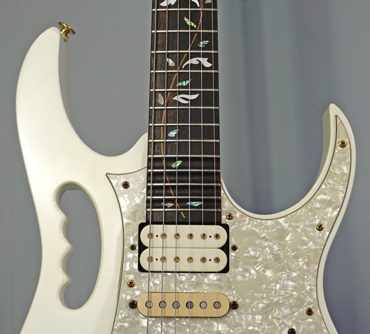 Ibanez JEM7V Steve Vai Signature Model White Electric Guitar