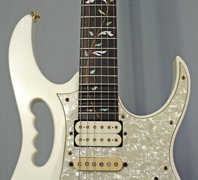 Ibanez JEM7V Steve Vai Signature Model White Electric Guitar