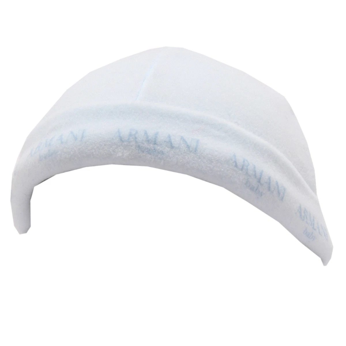 4866T cappello bimbo ARMANI BABY pile azzurro cuffia hat baby | eBay