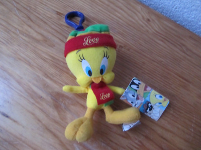 Looney Tunes Warner Tweety Jamaica 15 cm Puppe Kuscheltier Stofftier Plüschtier