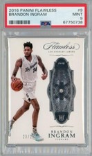 Brandon Ingram 2016-17 PANINI Flawless #9 RC Los Angeles Lakers 23/25 [PSA 9]