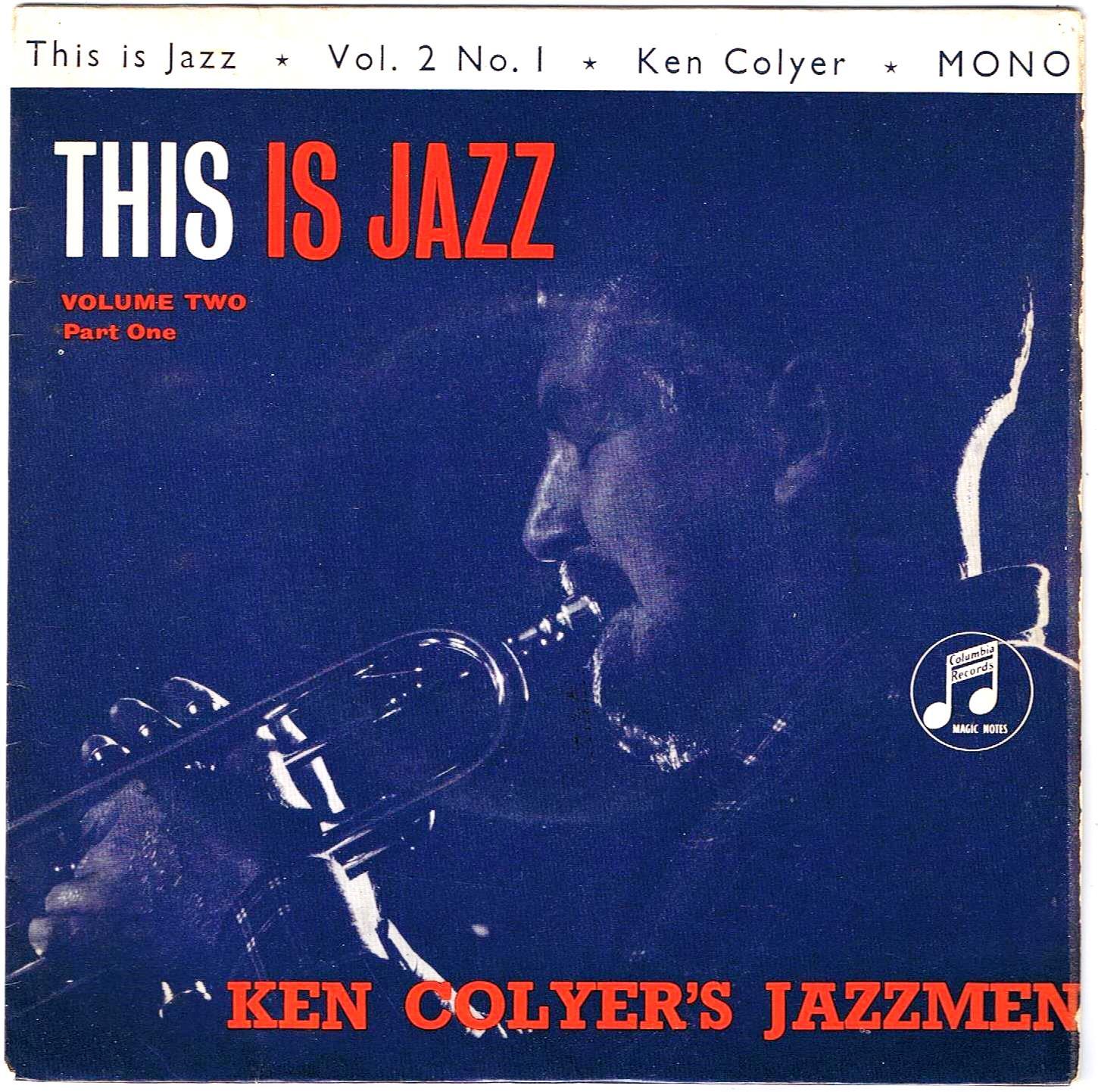 Ken Colyer's Jazzmen This Is Jazz 45 rpm Volume Two Part One MONO Mabel's Dream