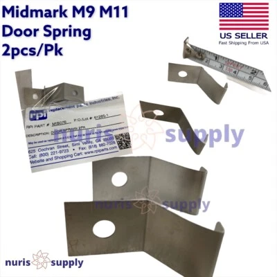 RPI New Autoclave Door Spring for Midmark - Ritter M11 M9 2pcs/Pk MIS076