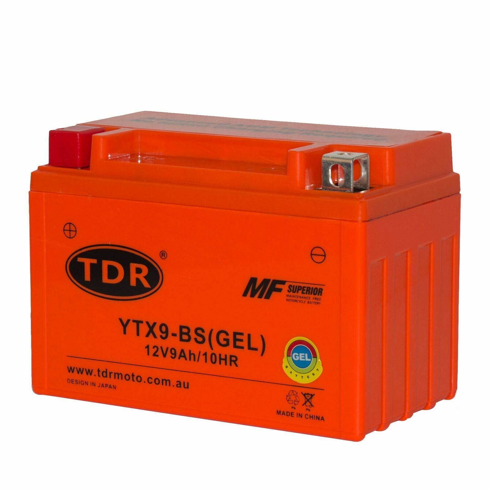 Gel-Batterie YTX9-BS Für SMC Barossa Cheetah Stinger 250