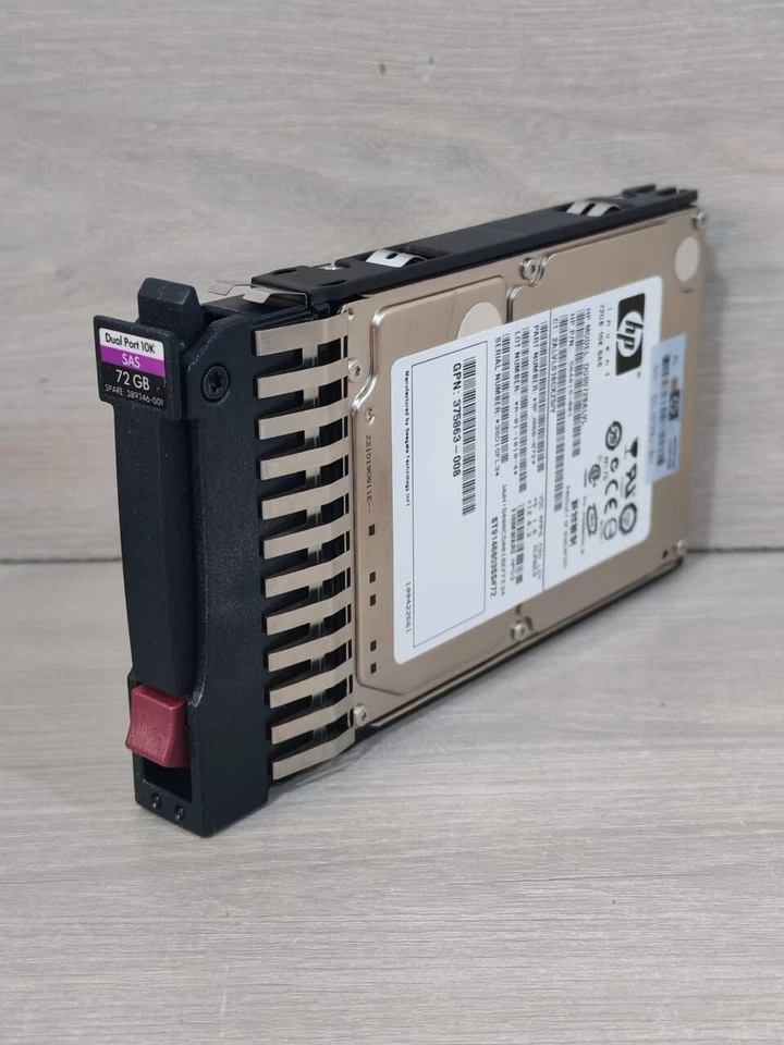 LOT 2PCS.HP DG0072BALVL 504015-001 72GB 10K SAS DUAL PORT HARD DRIVE - Image 3 of 4