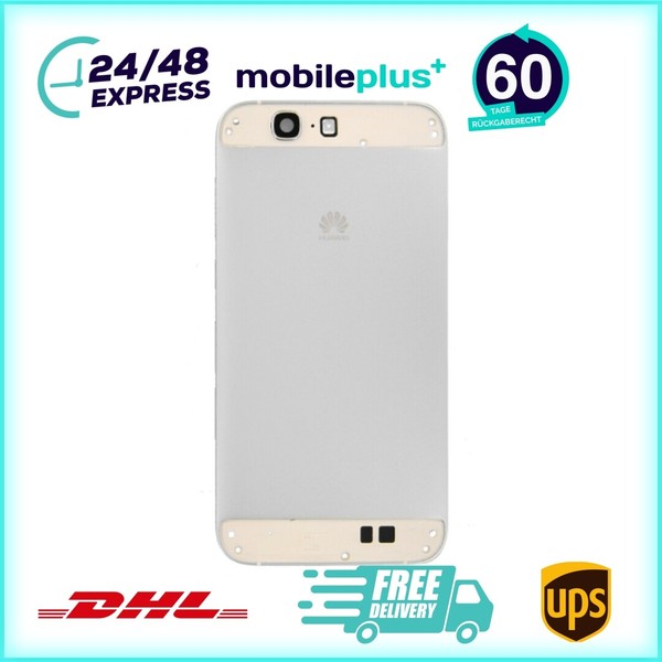 FüR Huawei Ascend G7 Akkudeckel Backcover Weiß Akkufachdeckel RüCkseite-image