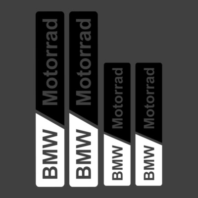 AZ GRAPHISHOP REFLECTIVE RESIN STICKER KIT SUITCASES BMW ALU ATR-001 BW