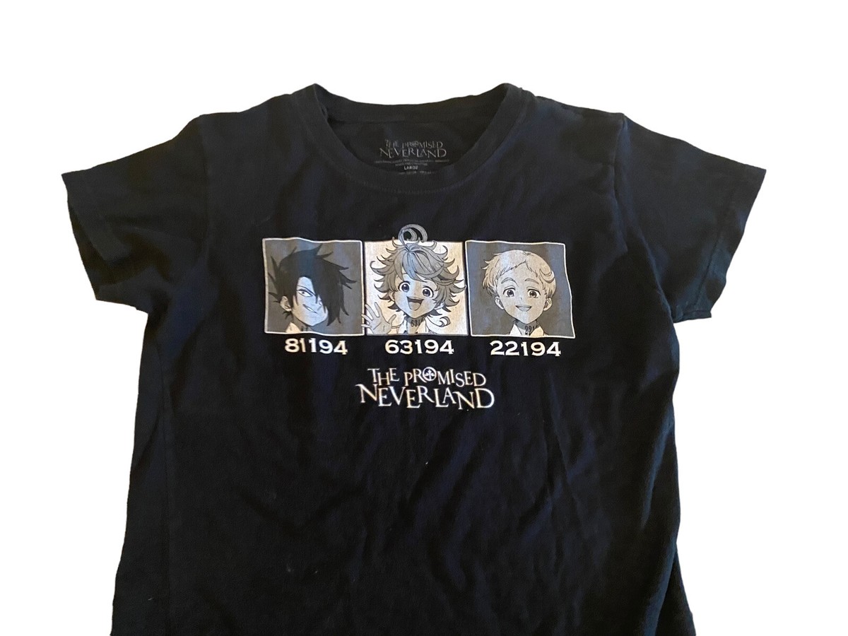 ブック5 The promised Neverland anime T-shirt adult large L official